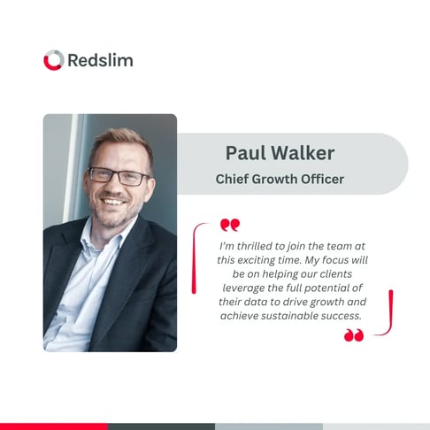 Paul Walker joins Redslim to strengthen the leadership team
