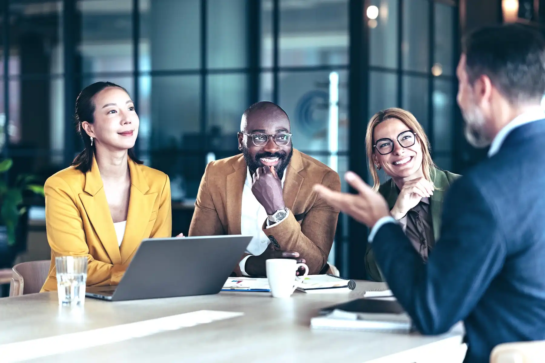 meeting of a multicultural team